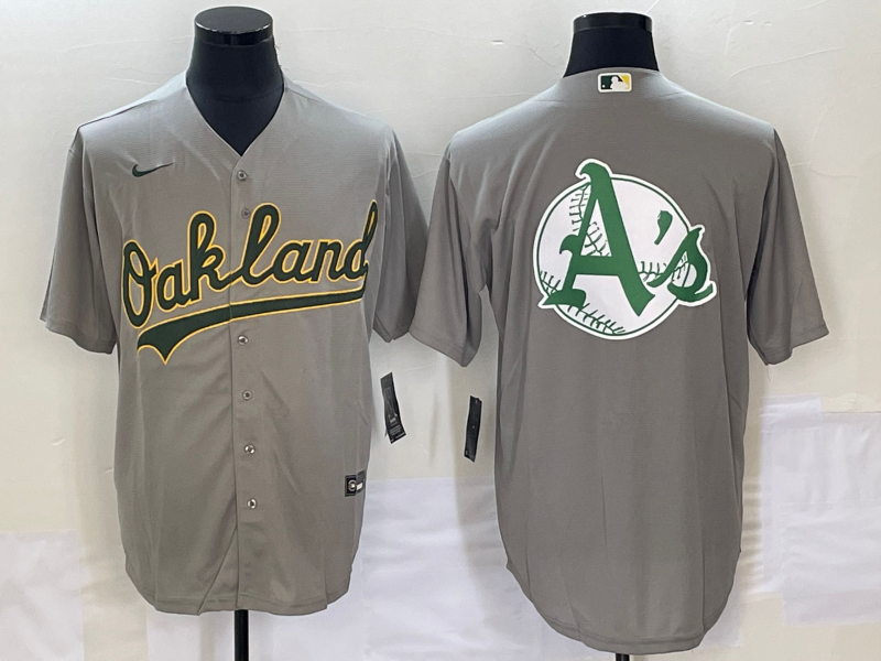 Men's Oakland Athletics Gray Team Jersey